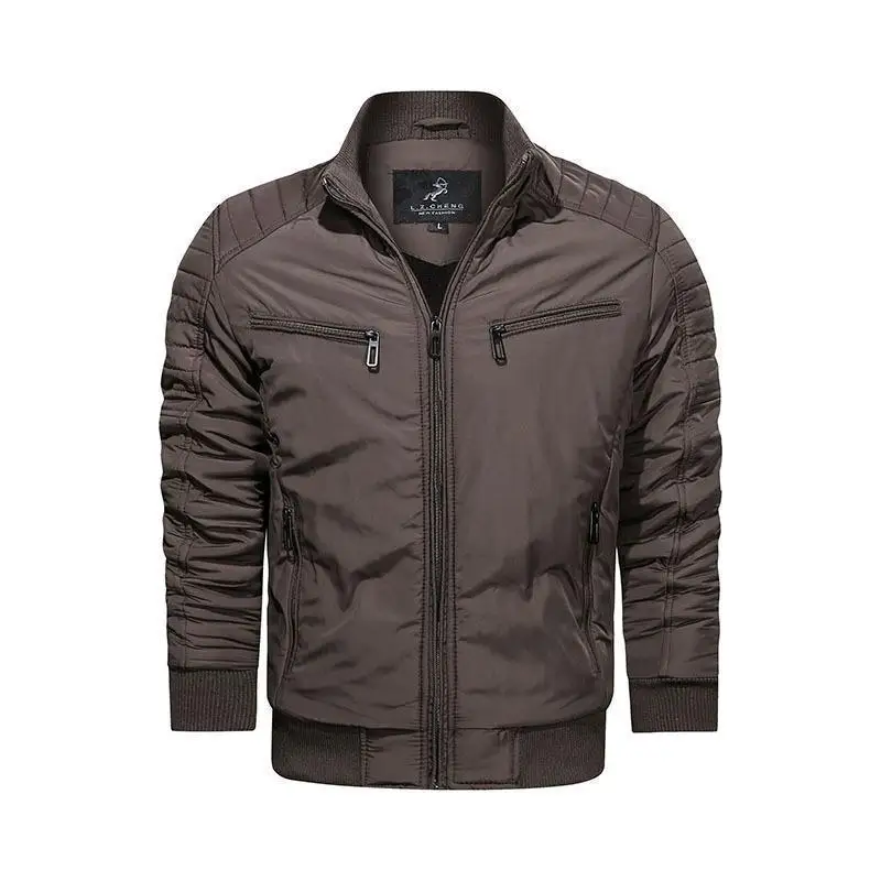 Winter Jacket Men Parka Military Tactical Bomber Jacket Stand Collar Solid Zipper Warm Coat Cheap Men's Clothing Parkas