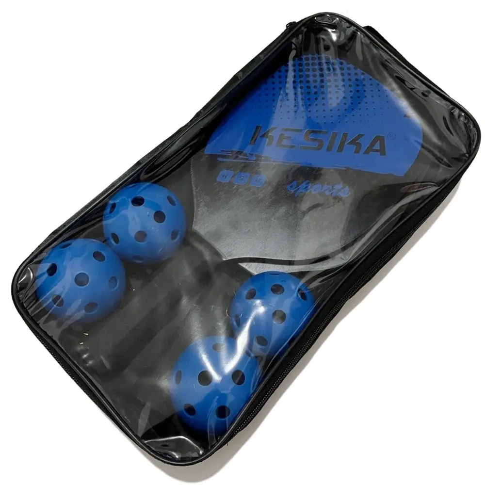 Набор ракеток для пиклбола из тополя нескользящие 4 шарика мячи с сумкой