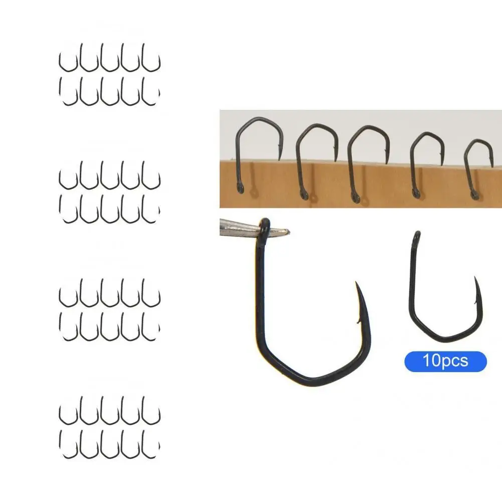 

Compact Fishing Jig Fine Workmanship Lightweight Portable Fishing Hook Fishing Hook Fishing Hook 10Pcs