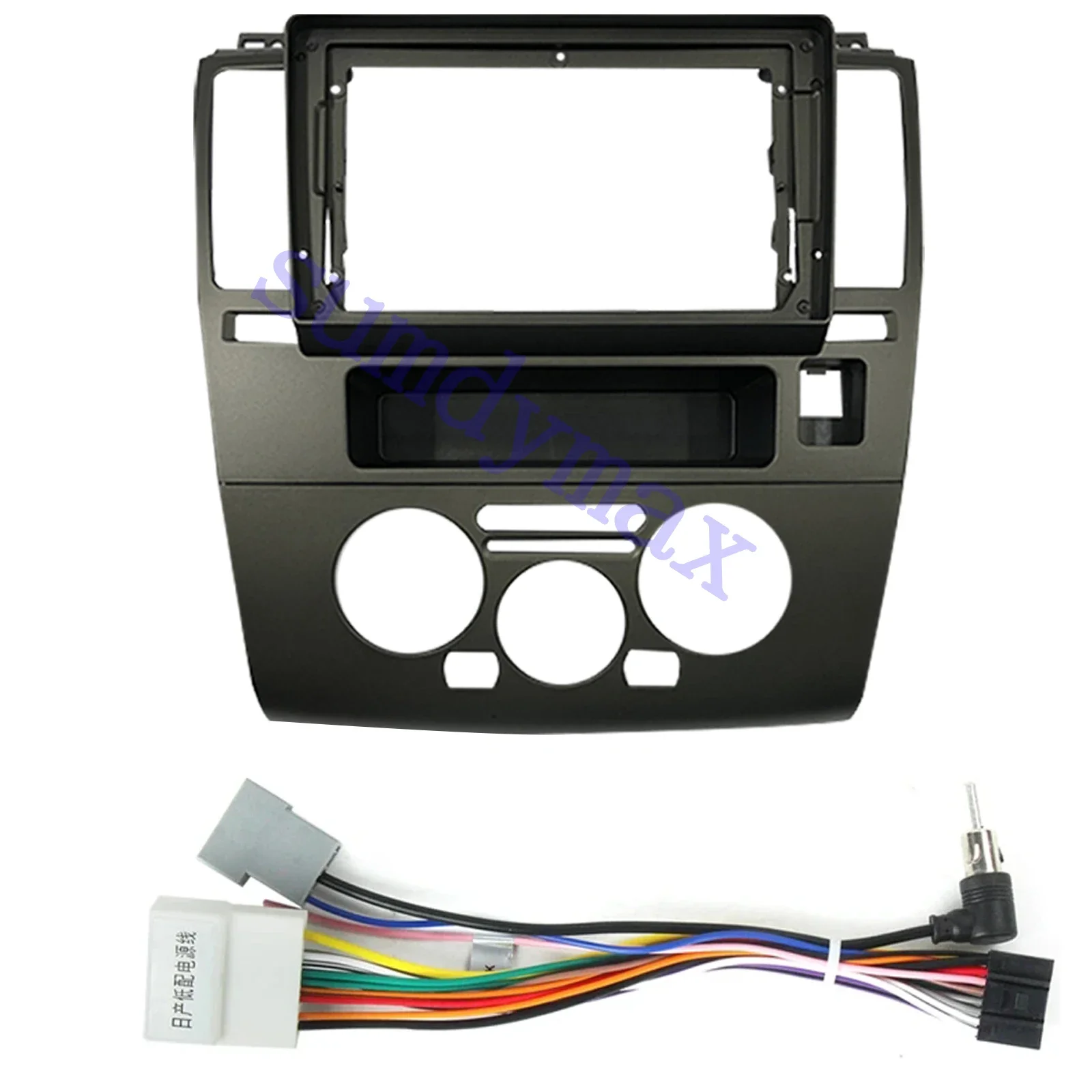 9-дюймовая 2-диночная рамка для автомобильного радиоприемника Nissan Tiida Latio 2005-2010