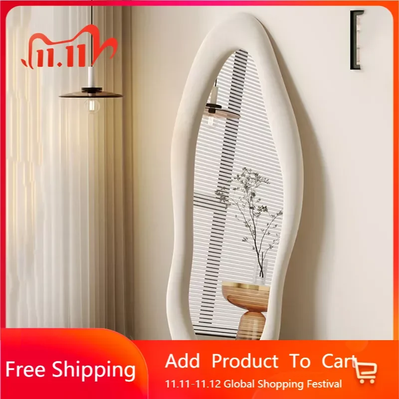 

Full Body Decorative Mirror Bedroom Aesthetic Full Length Cute Wall Mirror Heart Vintage Espejo Decorativo Pared Home Decor