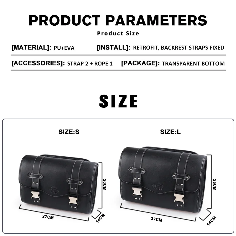 

Боковая Сумка для мотоцикла, подвесная сумка в стиле ретро, подвесная сумка для кожаного инструмента, подвесная сумка для крейсера, аксессуары для модификации мотоцикла