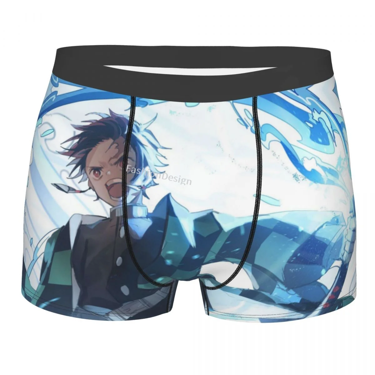 

Demon Slayer Japanese Adventure Anime Handsome Underpants Homme Panties Man Underwear Comfortable Shorts Boxer Briefs