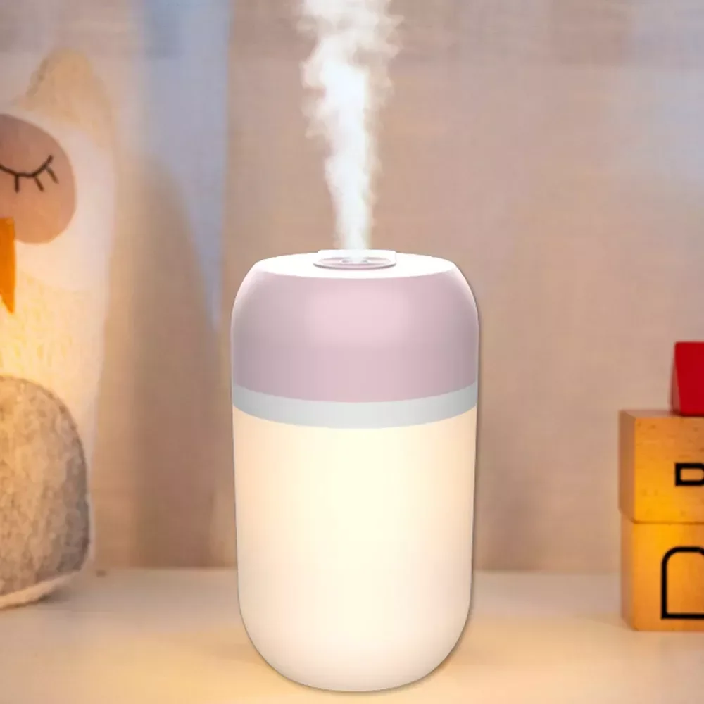 Air Humidifier Usb Night Light Colorful Lighting Personal Desktop Humidifier Bedroom Offices Small Mini Aroma Diffuser