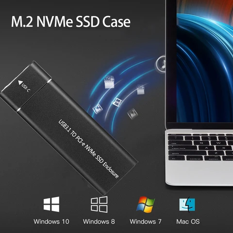 Корпус M.2 NVMe SSD IRhasta  USB 3.1 Type C