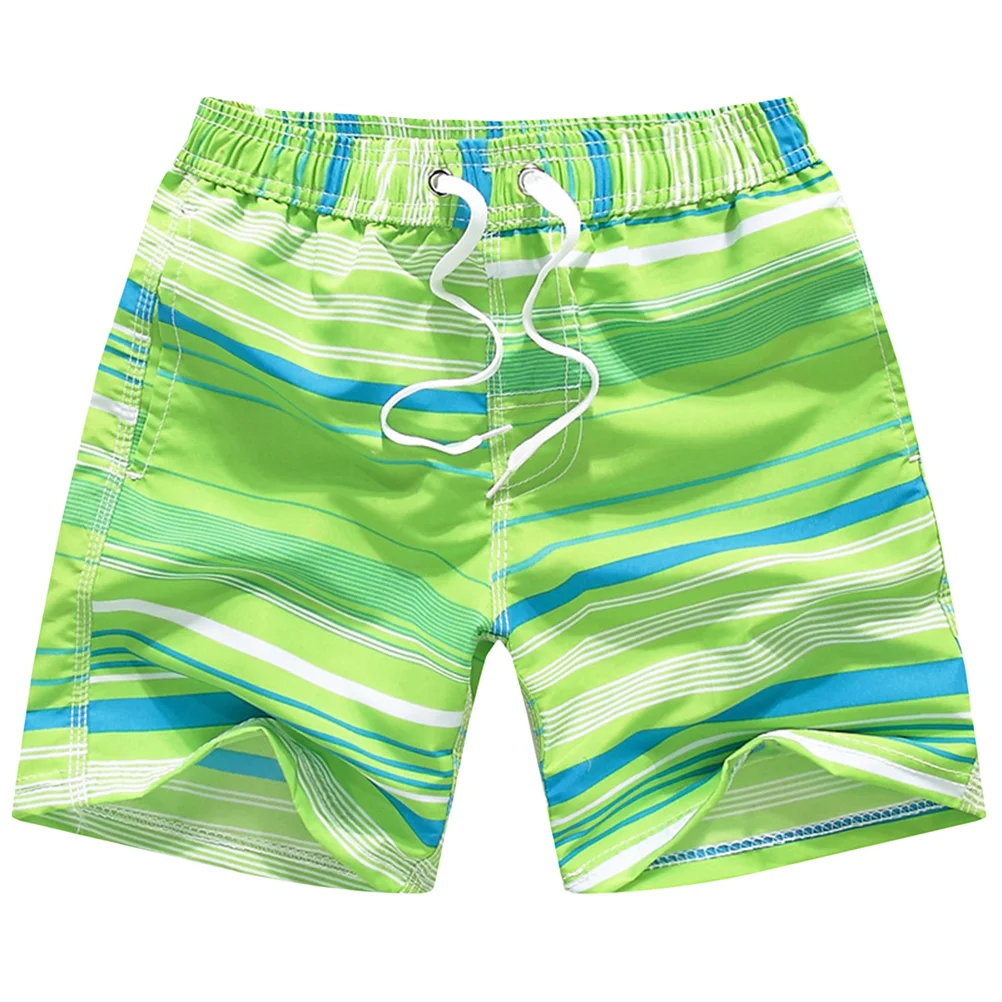 

Summer Leisure Swimwear Swim Shorts Trunks Beach Board Shorts Swimming Short Pants for Children Boy(Fluorescent Green, Suitable