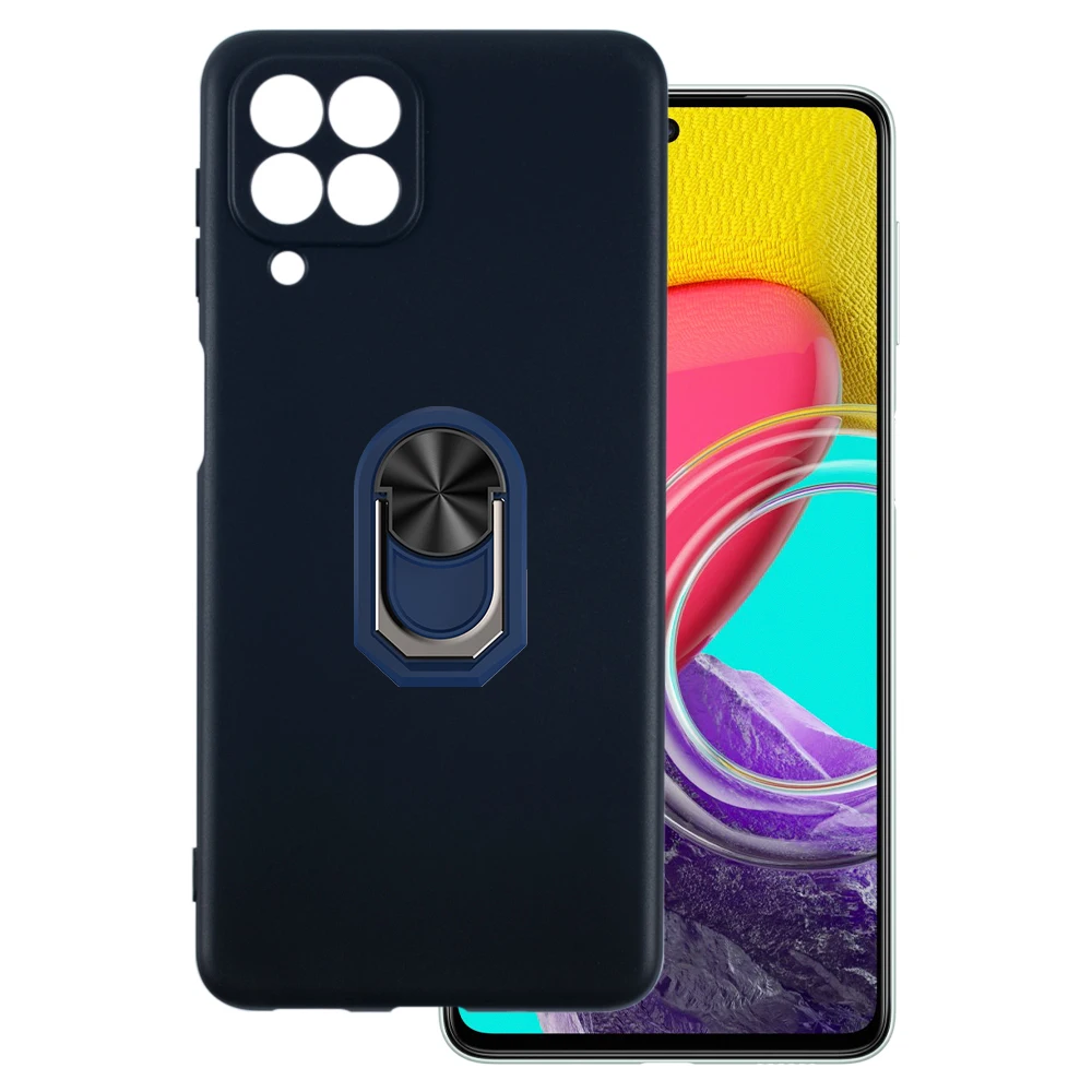 Роскошный ударопрочный кольцевой держатель для Samsung Galaxy M53 5G Силиконовый ТПУ