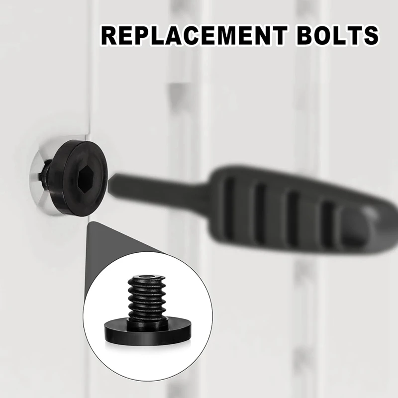 Premium ABS Accessories Parts Bolts Screw Replacement Plastic Wall Easy Bolt For Suncast-Storage Shed