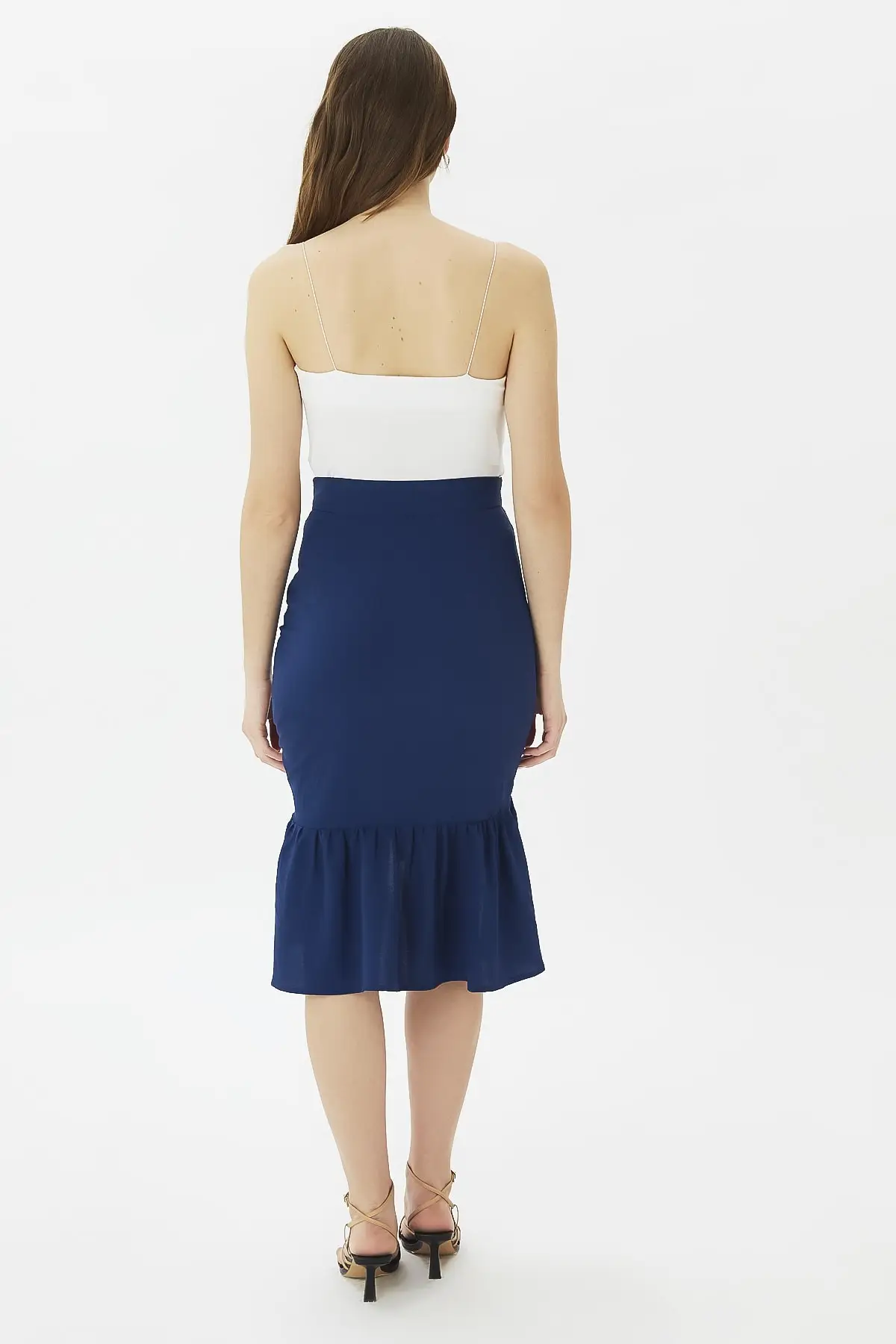 

Trendyol Shirred Skirt TWOSS21ET0511