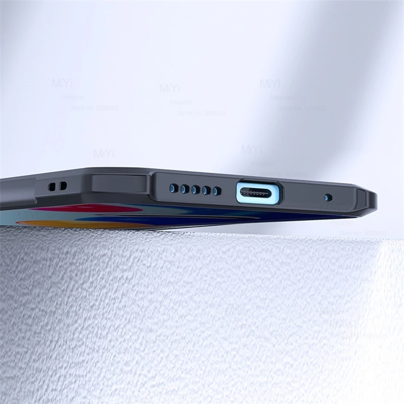 Чехол для Redmi Note 11 Pro прозрачный акриловый ударопрочный бампер из ТПУ Coque Xiaomi Redmy