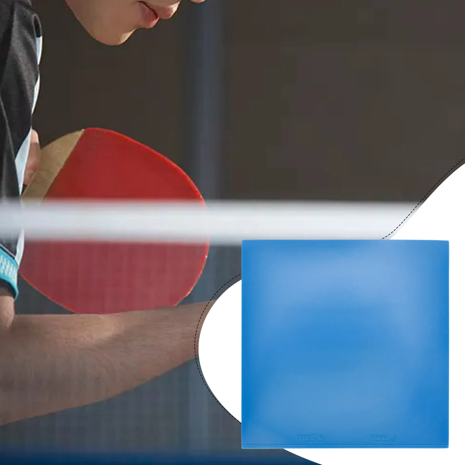 

Прочный высококачественный Настольный теннис 2,1 мм синий/желтый/зеленый Универсальный 175*175*2 мм Быстрая атака высокая плотность пинг понг