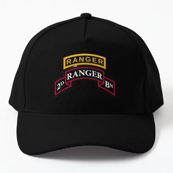 

2Nd Bn 75 Rangers Baseball Cap Hat Czapka Casual Summer Fish Printed Snapback Sun Solid Color Mens Women Hip Hop Boys Sport