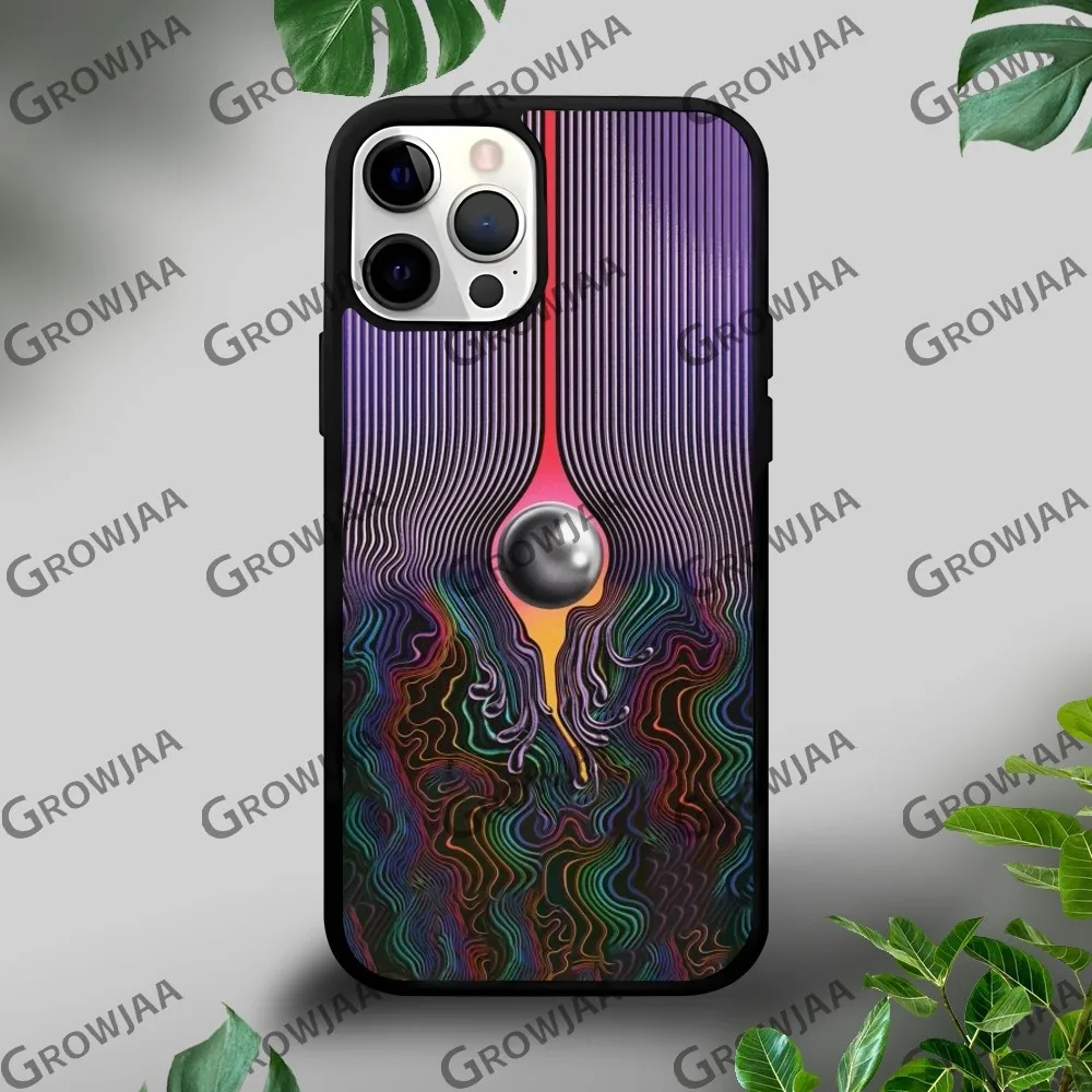 Tame Impala Psychedelic Phone Case For iPhone 16 15 14 13 12 11 Pro Xs Max Mini Plus Celulares Hard Funda