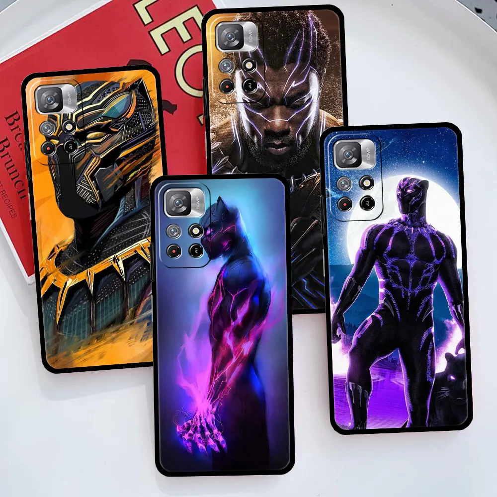 Shockproof Marvel Black Panther Two Chadwick Boseman Celulares Fundas
For Xiaomi Redmi 9S 8 11 K40 10 Pro 9C 8T 9T 9A 9 K50