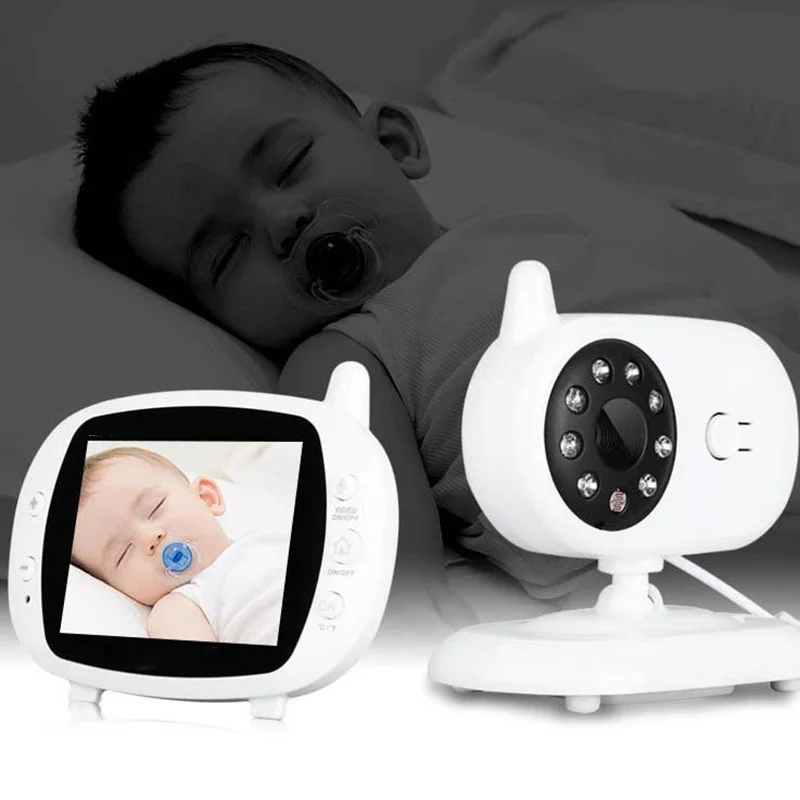 

3.5 Inch LCD Screen 2.4G Digital Video Wireless Voice Control Night Security Camera Viewer 2-way Talk Baby Monitor