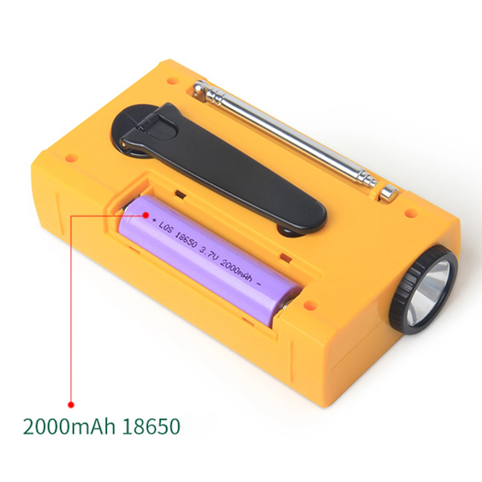 emergency crank radio hand crank radio self powered radio with 2000mah power bank cell phone charger usb rechargeable emergency free global shipping