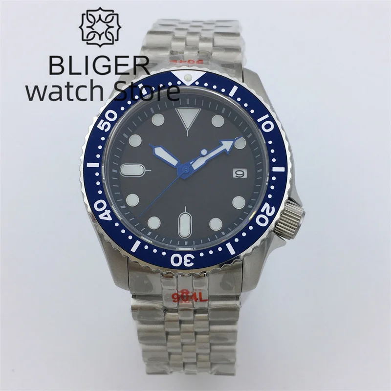 Часы мужские механические водонепроницаемые 41 мм SKX модель 3 8 Crown NH35A 200 м