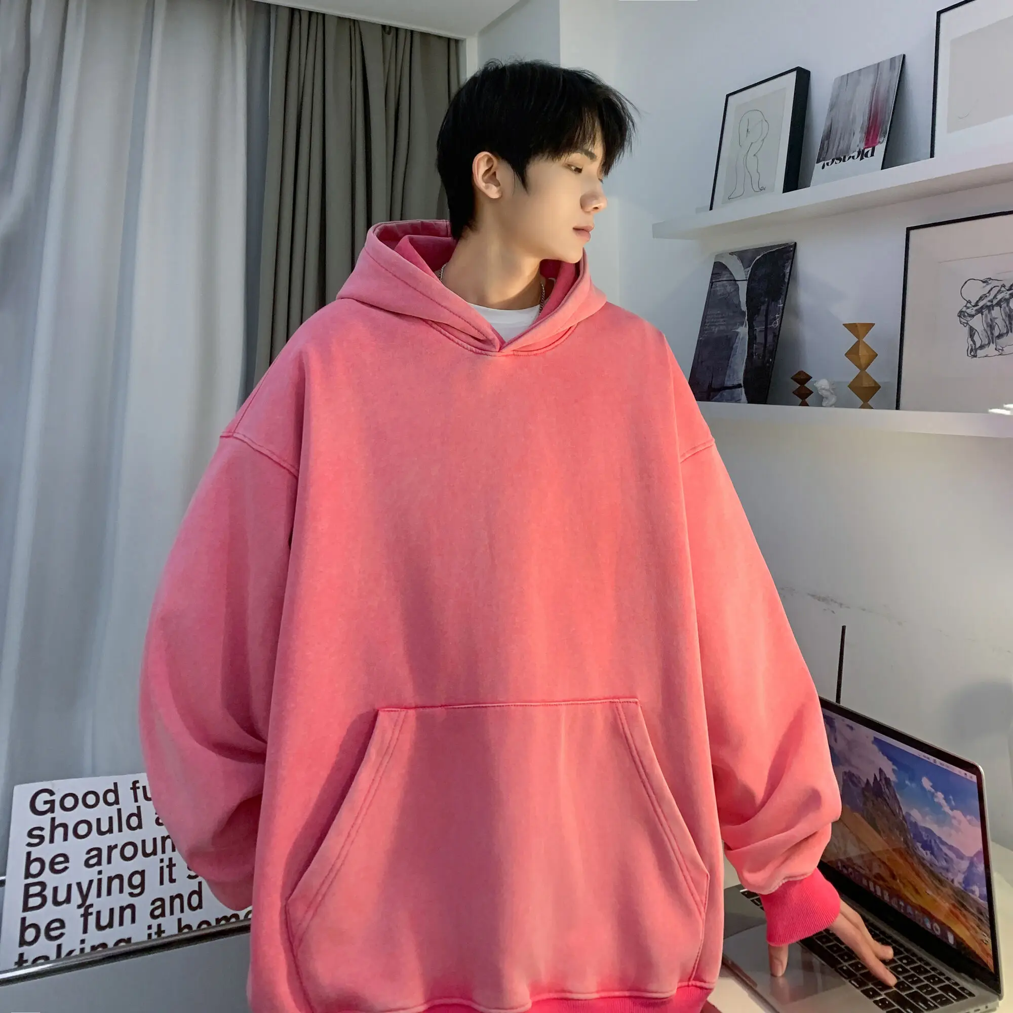 

Мужская толстовка с капюшоном, с длинным рукавом, 5XL