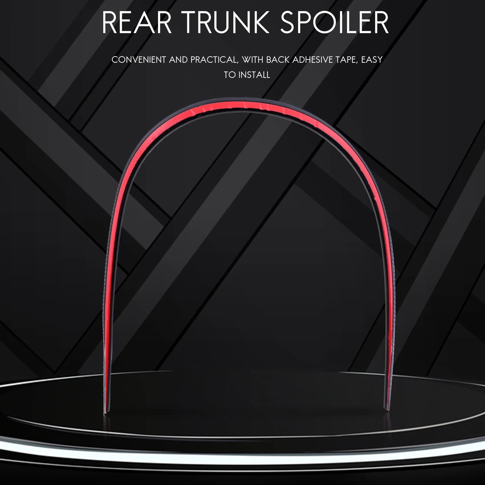 

1,2 м универсальный спойлер на крышу спойлер из углеродного волокна для заднего багажника спойлер для Tesla Toyota Honda Mazda BMW Benz