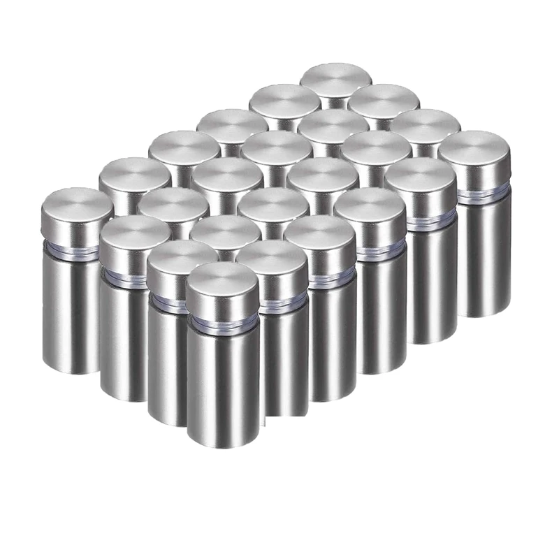 

24 упаковки, винты для рекламы, стойкие крепления, стеклянные акриловые крепления для ногтей, винты для демонстрации акриловой доски и вывес...