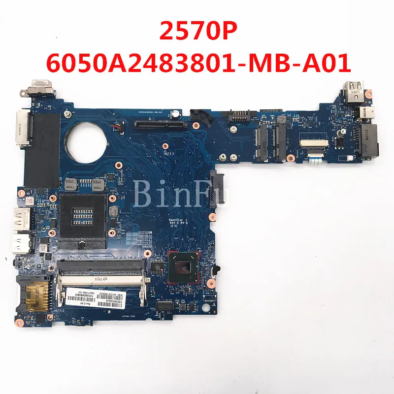 High Quality For 2570P Laptop Motherboard 6050A2483801-MB-A01 100% Full Tested Working Well Free Shipping