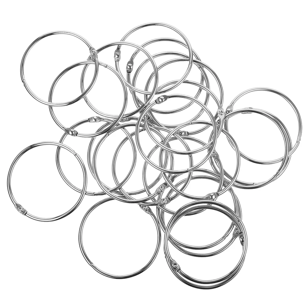 

20pcs Shower Curtain Rings Curtain Hooks Metal Curtain Rings Shower Rod Curtain Rings