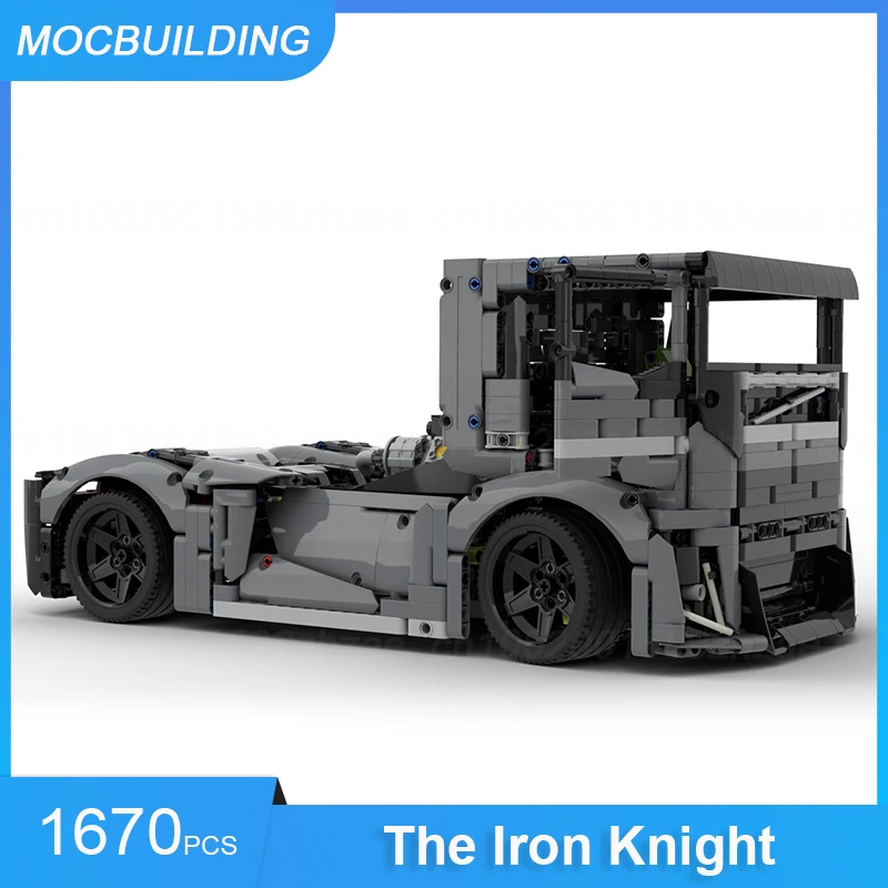 Строительные блоки MOC Железный рыцарь гоночный грузовик строительные