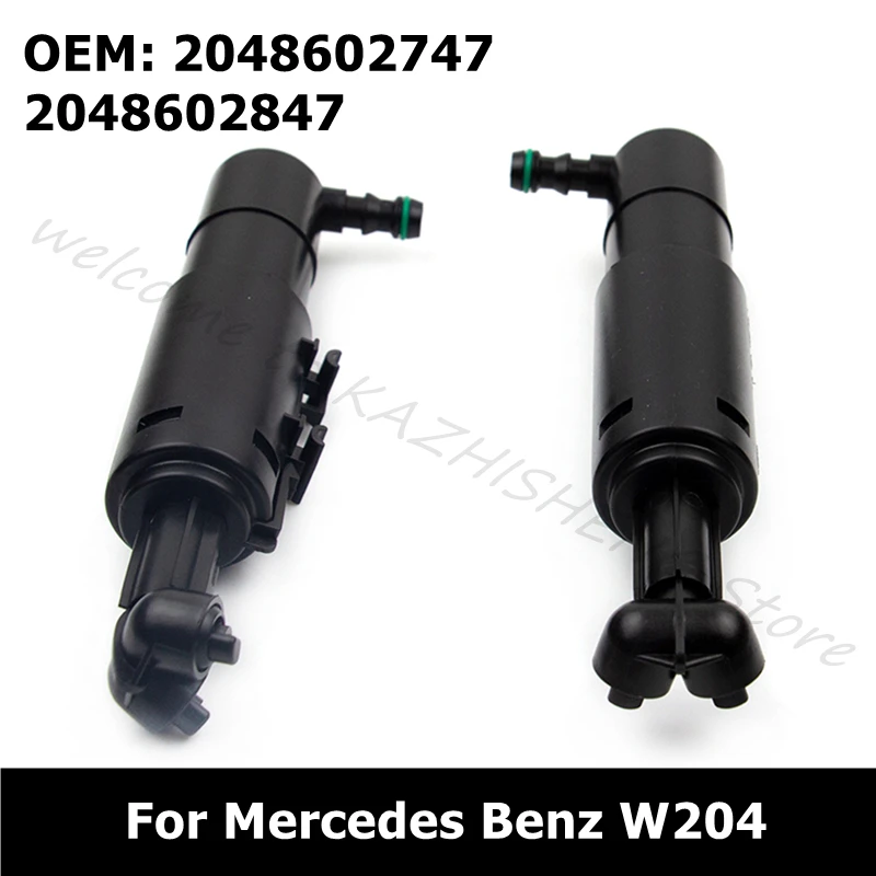 

2048602747 2048602847 Car Accessories Headlight Cleaning Headlamp Washer Nozzle Sprayer Jet For Mercedes Benz W204 C350 C280