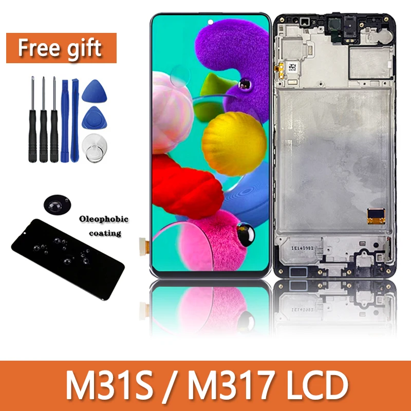 Фото TFT новый экран дисплея M31S для Samsung M31s ЖК-дисплей SM-M317F M317F/DS дисплей сенсорный экран планшета в сборе панель №4