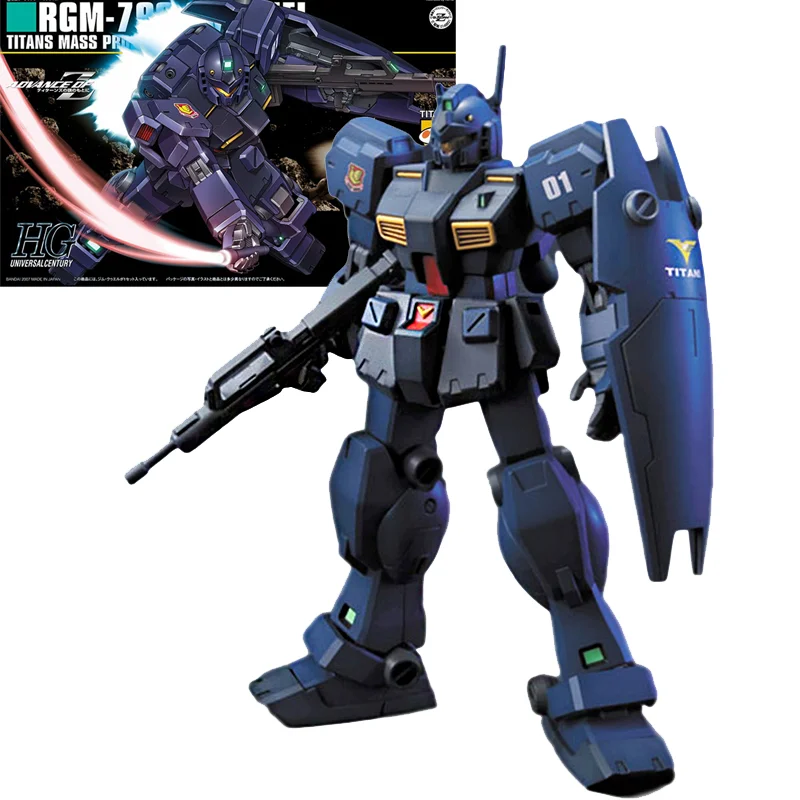 

Bandai Genuine Gundam Assembled Model HG HGUC 1/144 RGM-79Q GM Quel Anime Action Figure Collection Gunpla Toy NEW For Children