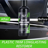 hgkj s24 plastic renovatorfor car exterior spray trim longlasting agent liquid rubber refresh hydrophobic coating wax automotive