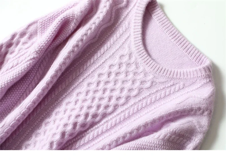 100% кашемировый зимний теплый свитер для женщин Новый Дизайнерский Модный