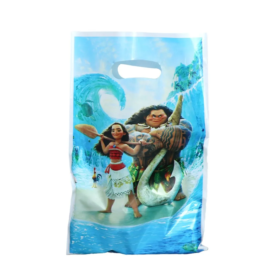 Девичье украшение для дня рождения Disney Moana набор одноразовой посуды бумажные