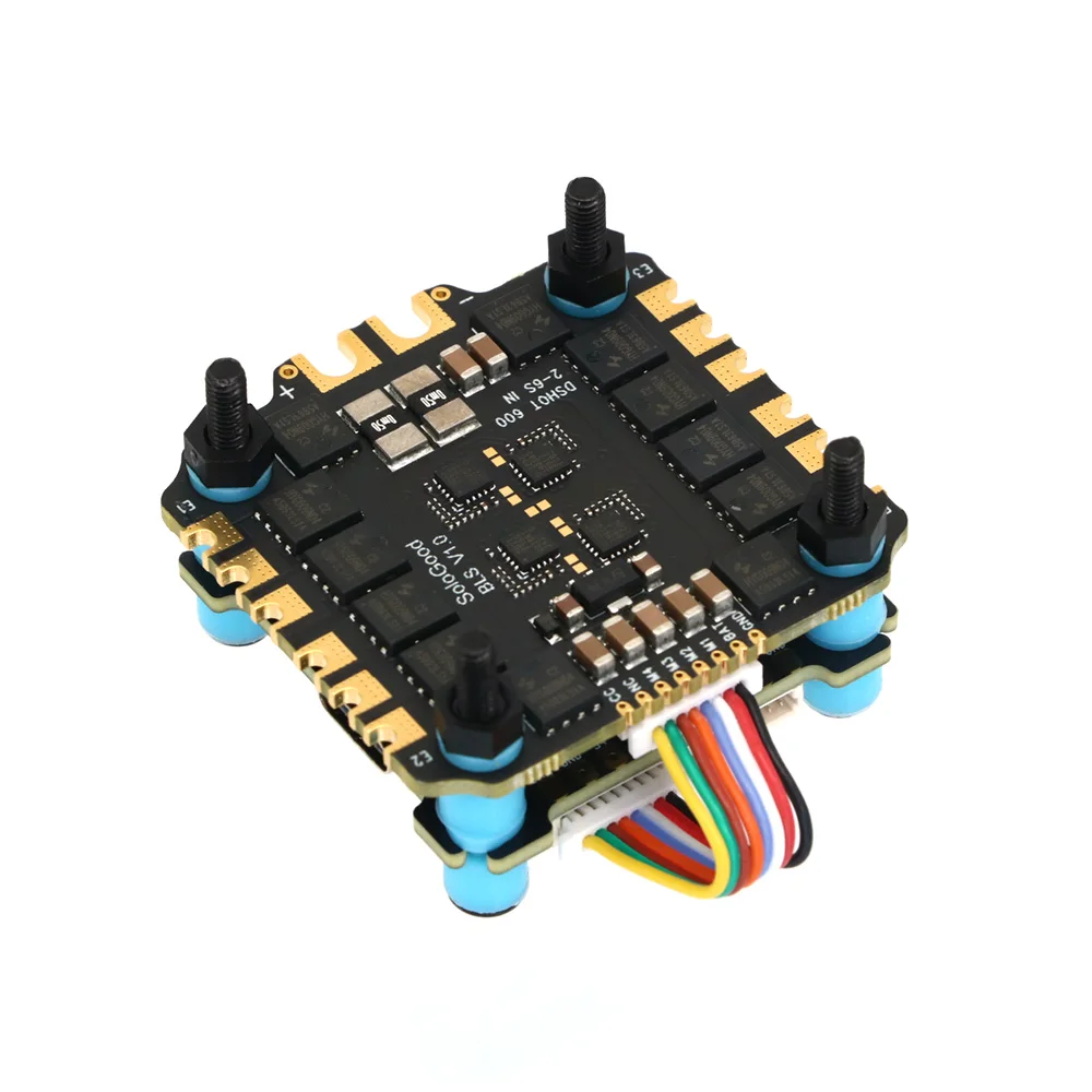 Фото SoloGood F722 60A Stack ICM42688P FC + BLHELI_S 60A 4in1 ESC 30,5X30,5 мм 2-6S RC FPV Запчасти для дрона для фристайла №4