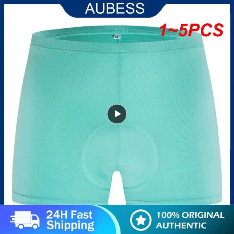 

Велосипедные шорты 1-5 шт., амортизирующее нижнее белье для езды на велосипеде, прочная дышащая одежда для фитнеса, гелевые подушечки 5d, эргономичный дизайн