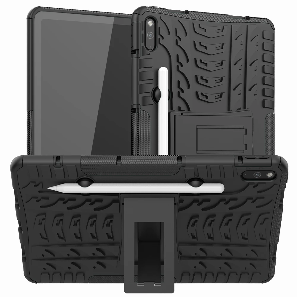 Чехол для планшета Huawei MatePad 10 4 BAH3-W09 BAH3-AL00 Противоударная броня подставка ПК + ТПУ