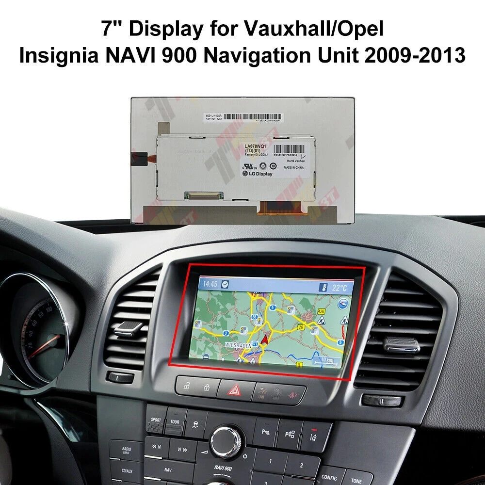 

Dashboard LCD Display for Vauxhall Opel Astra Meriva Zafira DVD800 CD500 NAVI 900/950/600 Navi