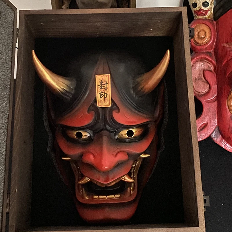 

Латексная Маска самурая, дядюшка Oni, реквизит для косплея на Хэллоуин, тематические украшения ужасов, игрушки для взрослых, Косплей