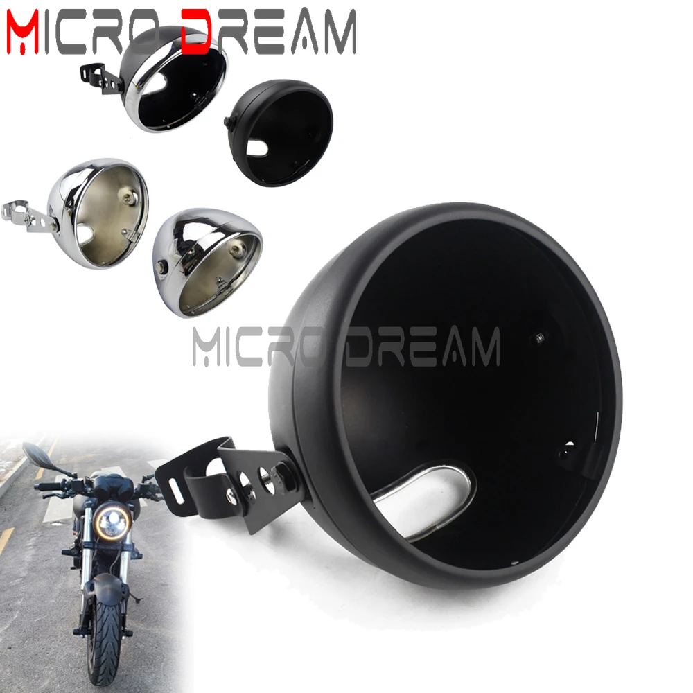 Круглый 7-дюймовый светодиодный налобный фонарь корпус налобного фонаря ковш для