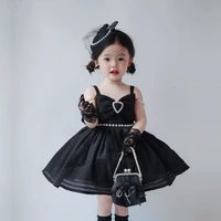 spanish baby vintage dress with hat girls lolita princess vestidos children birthday eid party ball gown girl boutique dreeses