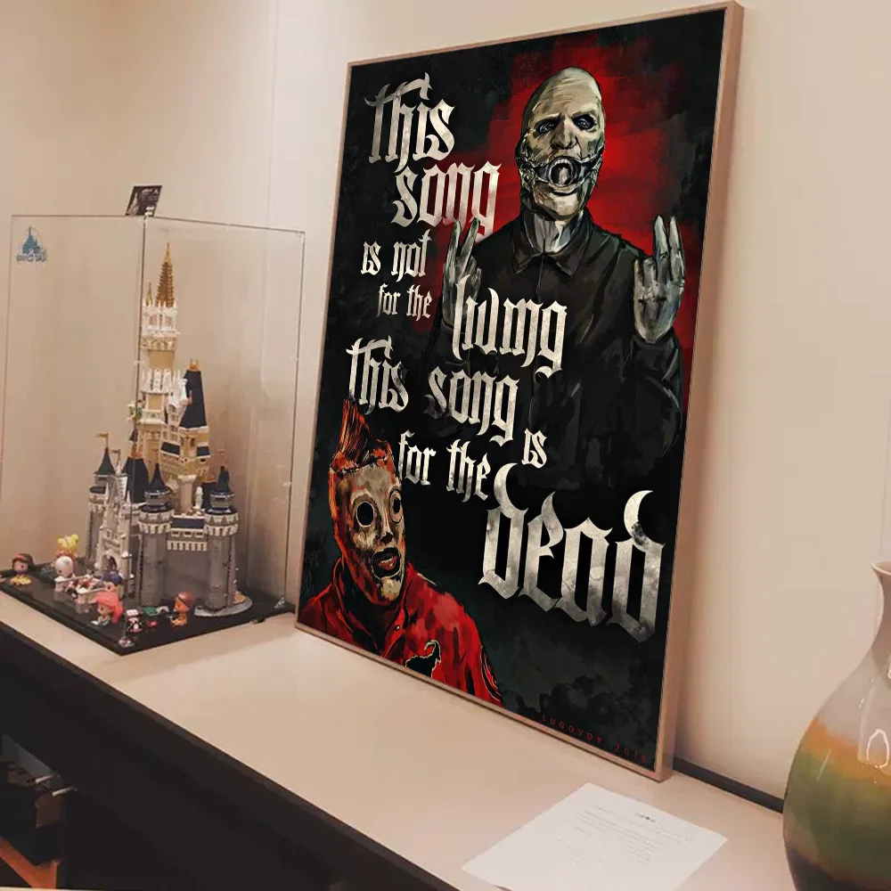 Classic Heavy Metal Rock S-Slipknot Good Quality Prints And Posters Vintage Room Bar Cafe Decor Home