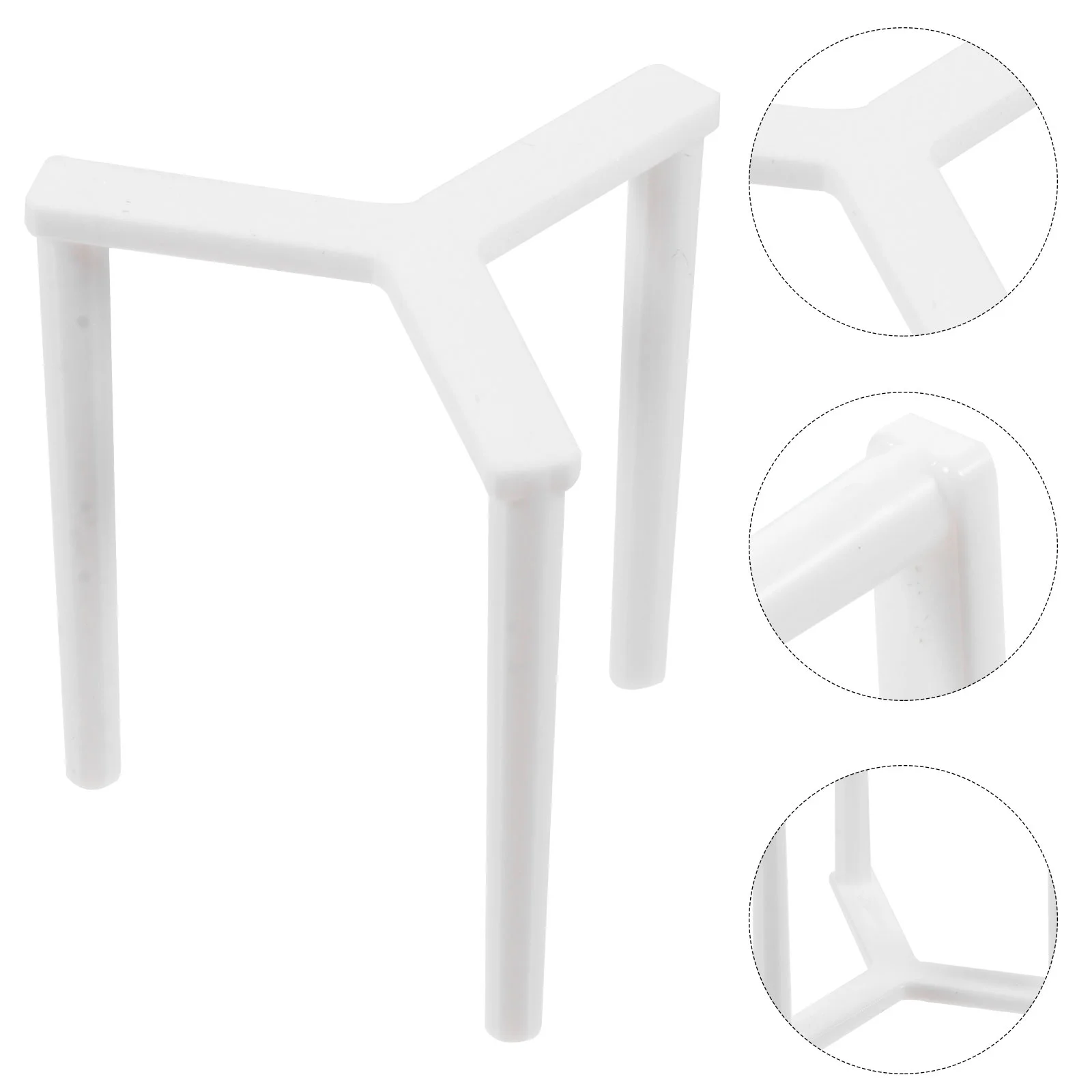 

100 Pcs Pizza Stand Frame Holder Pizza Box Table Desktop Pizza Saver Stack Pizza Box Stand Plastic Tabletop Pizza Saver