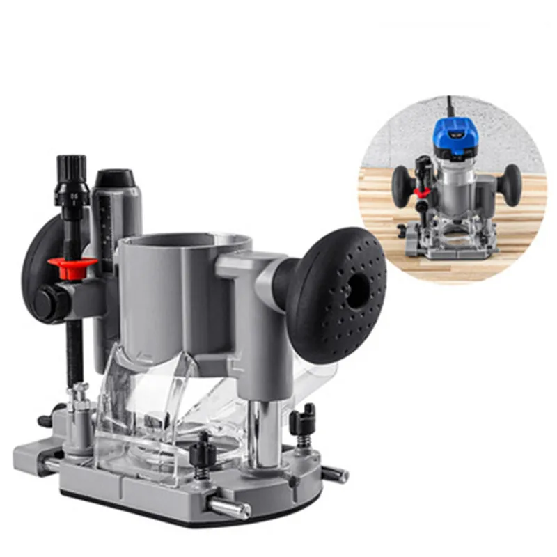 65mm Compact Plunge Router Milling Trimming Machine Base for Electric Trimming Machine Tool Diameter Carpenter Woodworking Tool