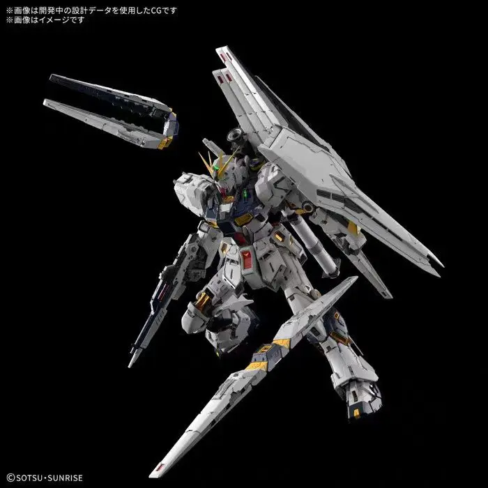 Фото Коллекционная сборная модель RX-93 Nu Gundam PG Unleashed 1/60: Мобильный костюм Гандам, противостояние Чара, меха, подарок №5