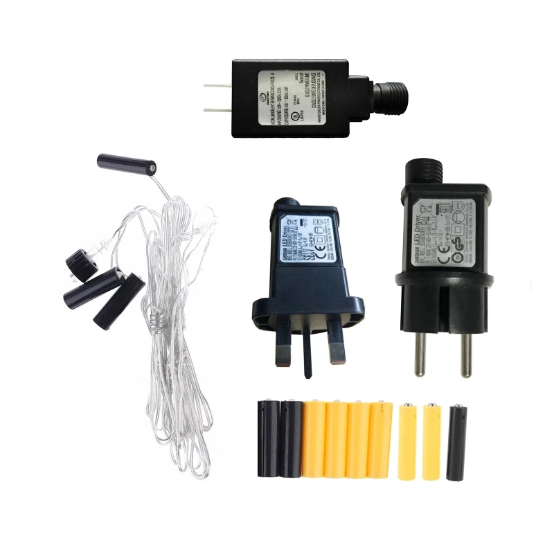 Батарея 3in1 LR6 LR03 AA AAA США, Великобритания, ЕС Адаптер питания Замена 2xAA 1xAAA