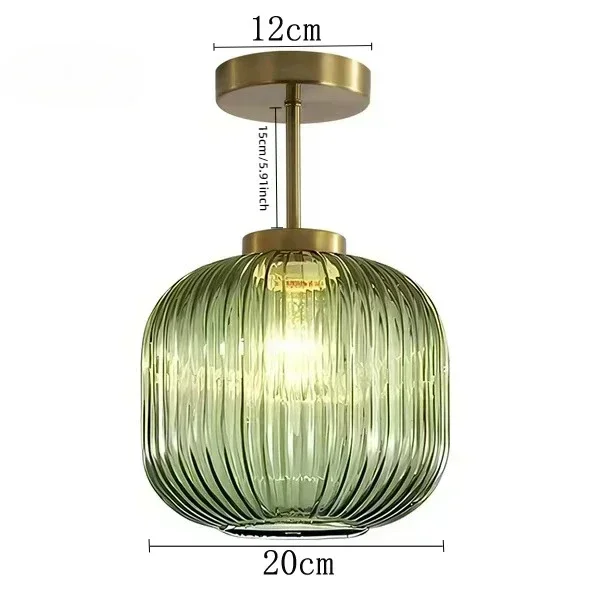 

Потолочный светильник ZCTOP ретро полосатый