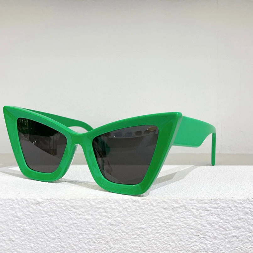 

Blue Green Black Cat Eye Large Frame Reflective Lenses High Quality Women's Prescription Sunglasses 2613W Fashion Men's Glasses