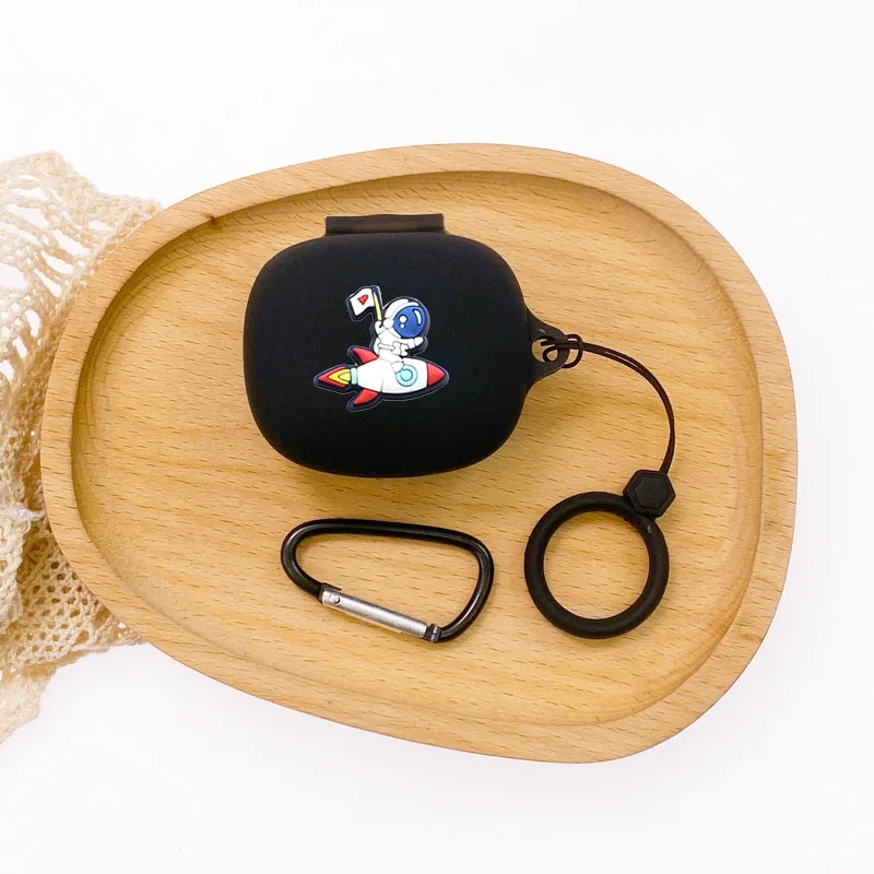 Силиконовый чехол для наушников с рисунком