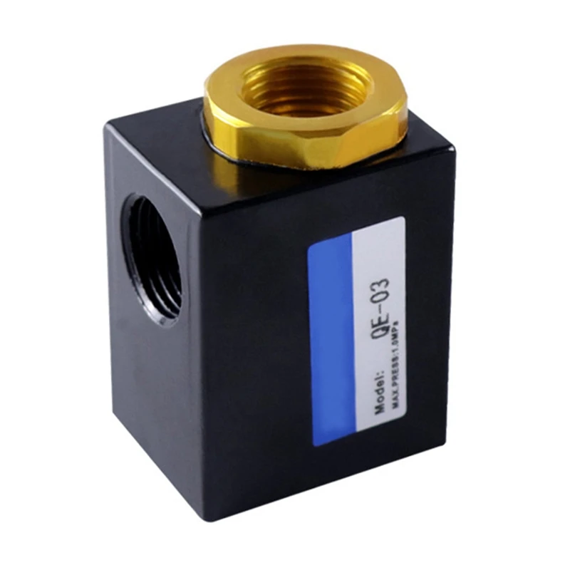 

3/8 дюймовый клапан быстрой регулировки выхлопной трубы пневматический клапан потока воздуха прочный алюминиевый Выпускной Клапан-FS-PHFU