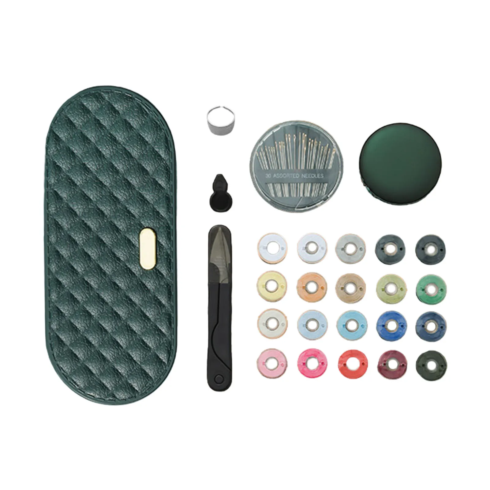 

Набор для шитья, портативная основа для начинающих, для экстренного семейного ремонта путешественников, швейные принадлежности с ножницам...